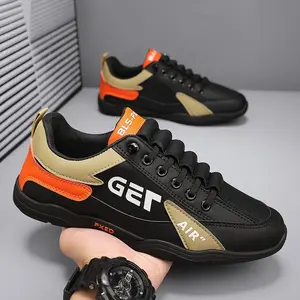 Forrest Gump Men's Shoes Autumn Leisure Sneaker All-Match Men's Sports Waterproof Non-Slip Black Tide Shoes Closed Trainer