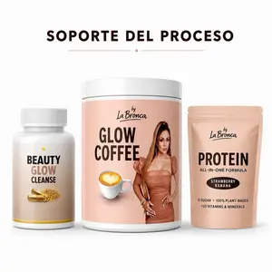 BY LA BRONCA Glow Coffee, Protein, & Glow Cleanse Collagen Bundle - Healthcare Supplement for Beauty Colagen
