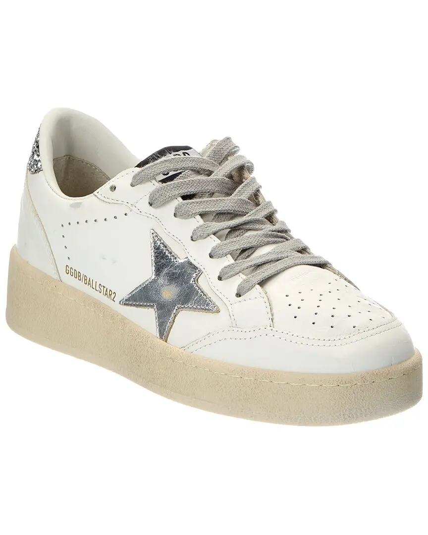 Golden Goose Ballstar2 Glitter Leather Sneaker