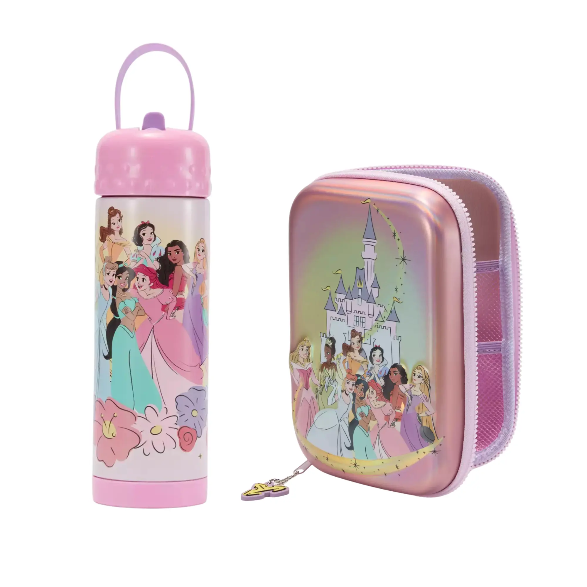 Princess Water Bottle & Stationery Kit Bundle