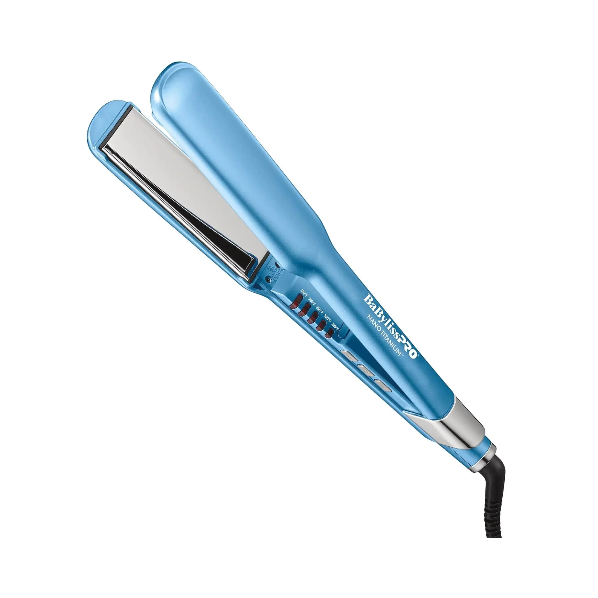 BaBylissPRO Nano Titanium 1.5" Ultra-Sleek Straightening Iron - Floating Plates, Frizz Reduction, Home/Salon Use - Item No. BNT131T, Dry Hair First