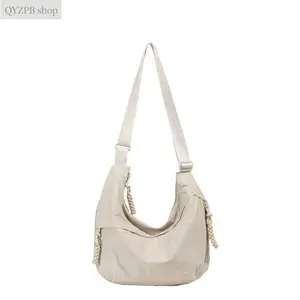 2026 Summer New Versatile Shoulder Bag – Lightweight Retro Nylon Dumpling Messenger Bag for Travel, Daily Commute, Shopping, Casual Outings, Durable, Wrinkle-Resistant, Easy-Care, Trendy Everyday Crossbody Bag