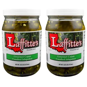 Laffitte's Gourmet Cajun Candied Jalapenos Spicy (2 pack) Laffitte's Gourmet Cajun Candied Jalapenos Spicy (2 pack)