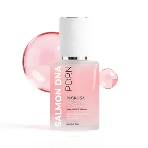 PDRN Pink Glow Serum – Salmon DNA Peptide Serum with Niacinamide – Pink Glass Skin Glow, Hydrating, Brightening & Skin Barrier Repair – Korean Skincare Face Serum (1.01 fl oz)