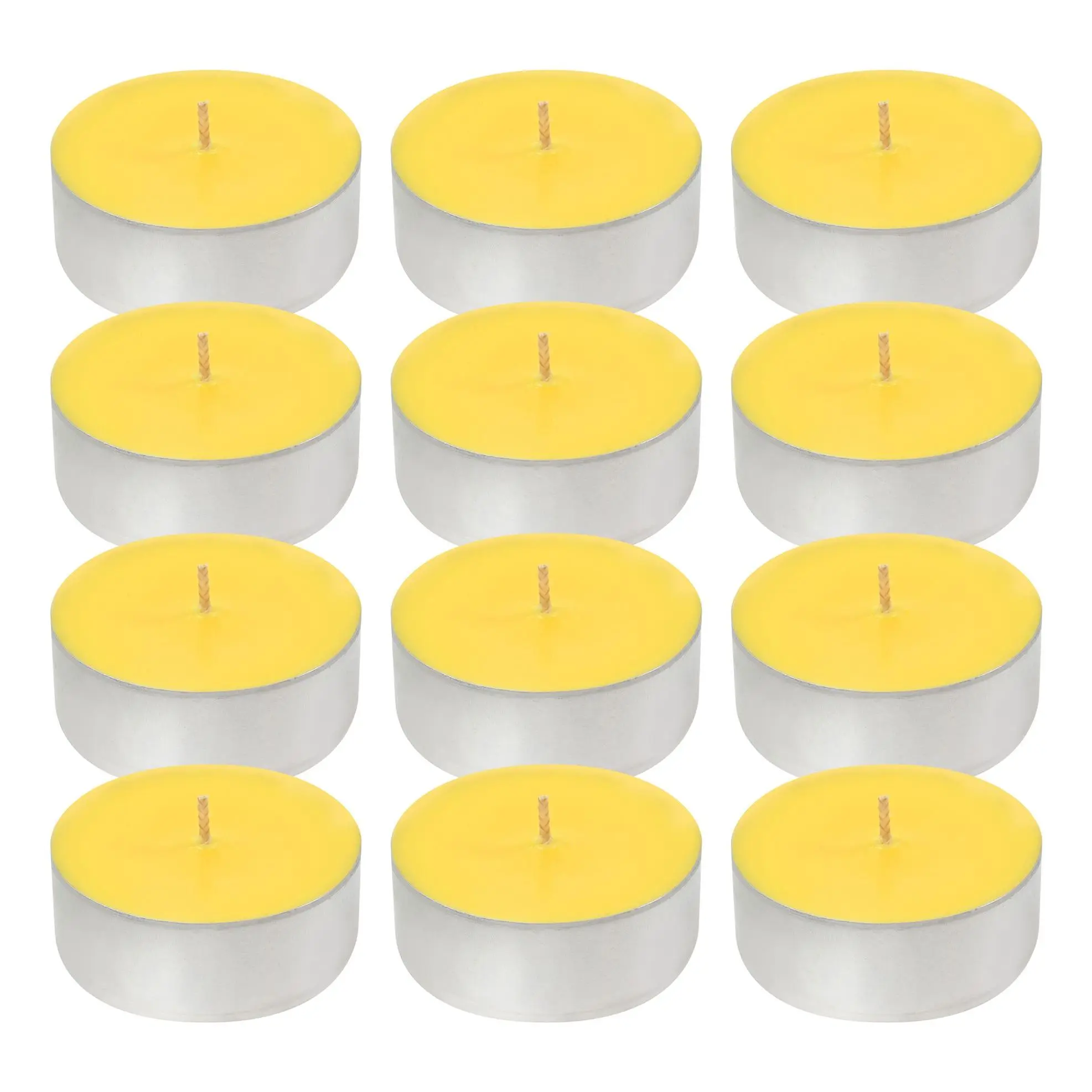LumaBase Extra-Large Citronella Tea Light Candles - Set of 12 LumaBase Extra-Large Citronella Tea Light Candles - Set of 12