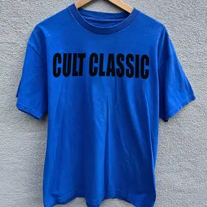 Cult Classic Shirt, Trendy Shirt, Trending, Popular, Minimalist, Pop, Music, Club Retro Tee - Bottom, Collar
