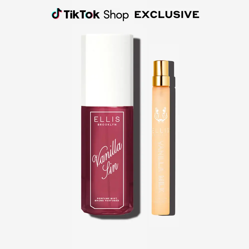 VANILLA DREAMS Fragrance Duo - Ellis Brooklyn VANILLA SIN Perfume Mist 90ml + VANILLA MILK 10ml Eau De Parfum Travel Spray TikTok Shop Exclusive Gourmand Vanilla Perfume Value Bundle