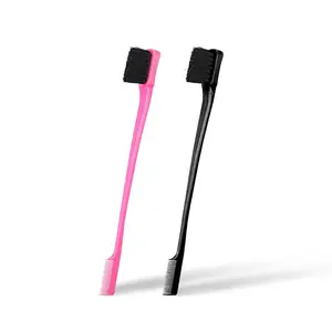 Hair Bangs brush for hair, Bristle Hair Brush Edge Control Brush Teasing Comb for Women