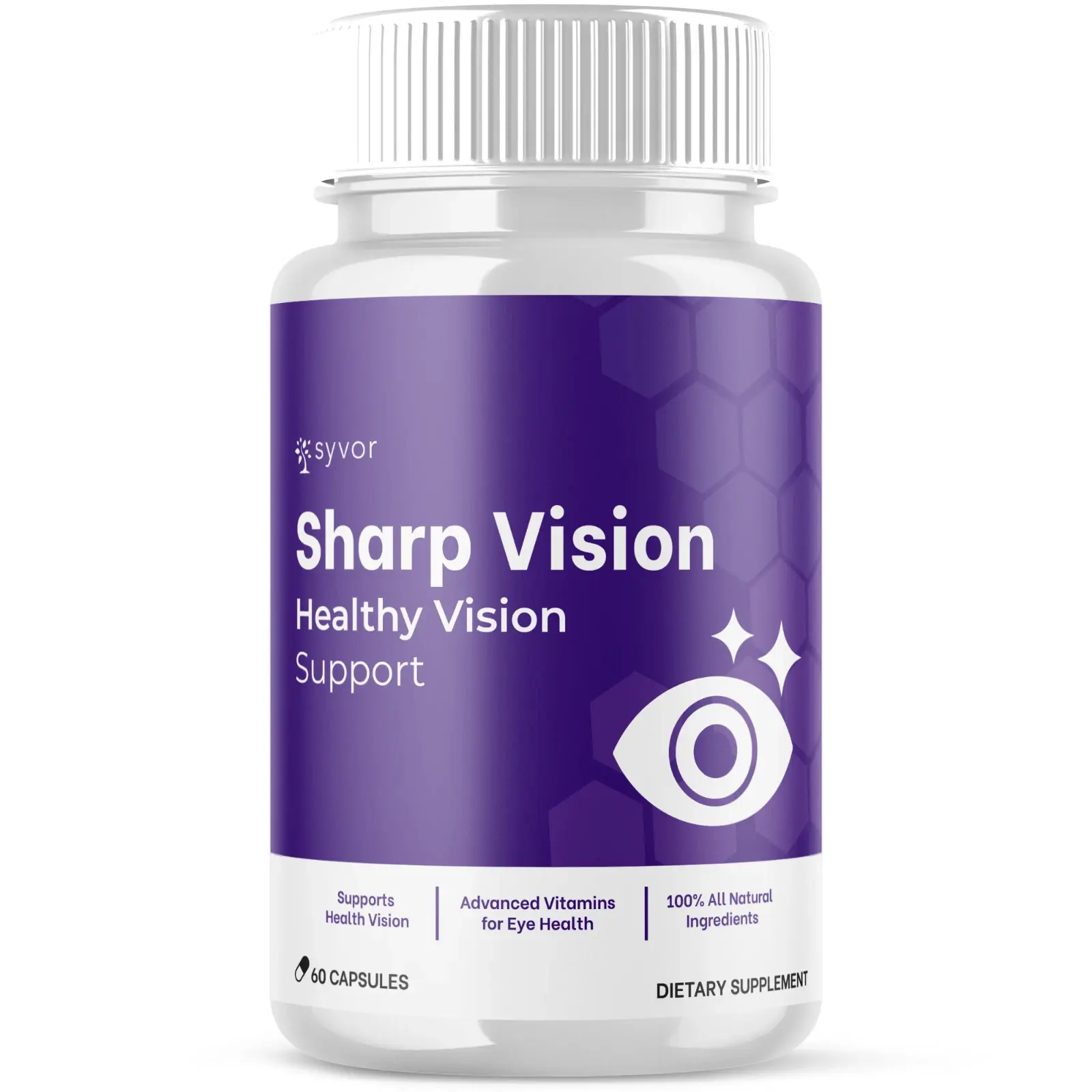 1 Pack Sharp Vision Enhance Vision, Support Healthy Eye Function 60 Capsules