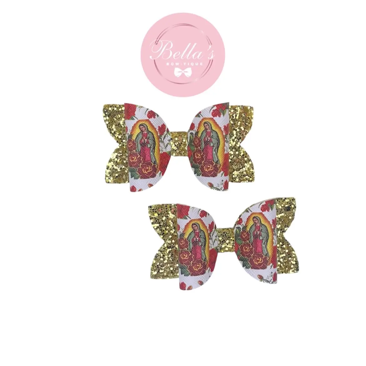 Small hair clip bow