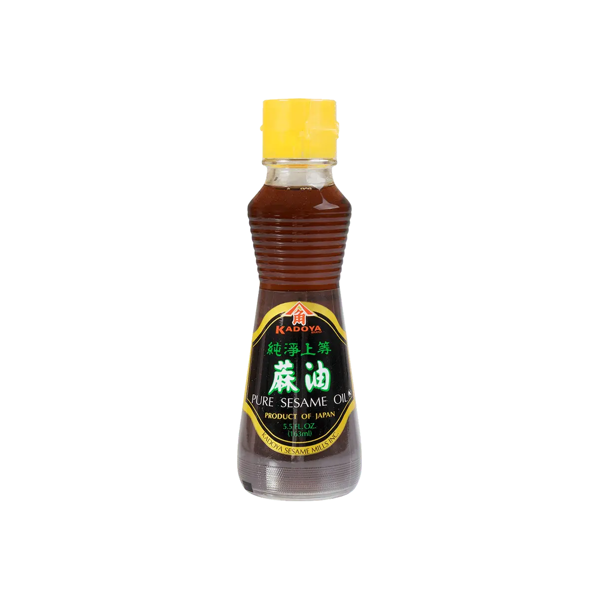 KADOYA 100% Pure Toasted Sesame Oil - Premium Japanese Cooking Oil for Stir-Frying, Drizzling & Flavor Enhancement - 163ml