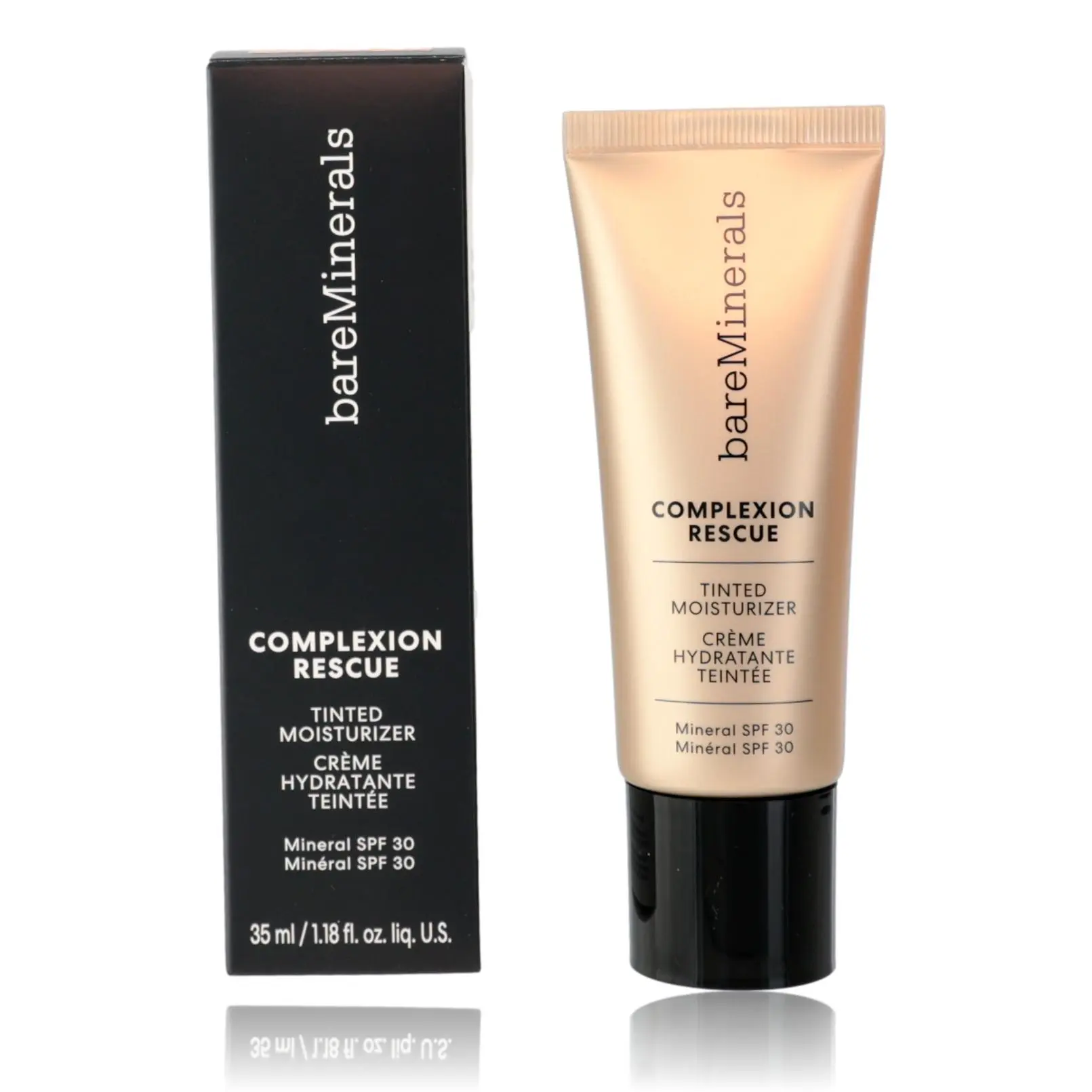 Bare Minerals Complexion Rescue 1.18 Tinted Moisturizer SPF 30 - Natural Pecan 05, Hyaluronic Acid, Moisturizing, Hydrate, Moisture