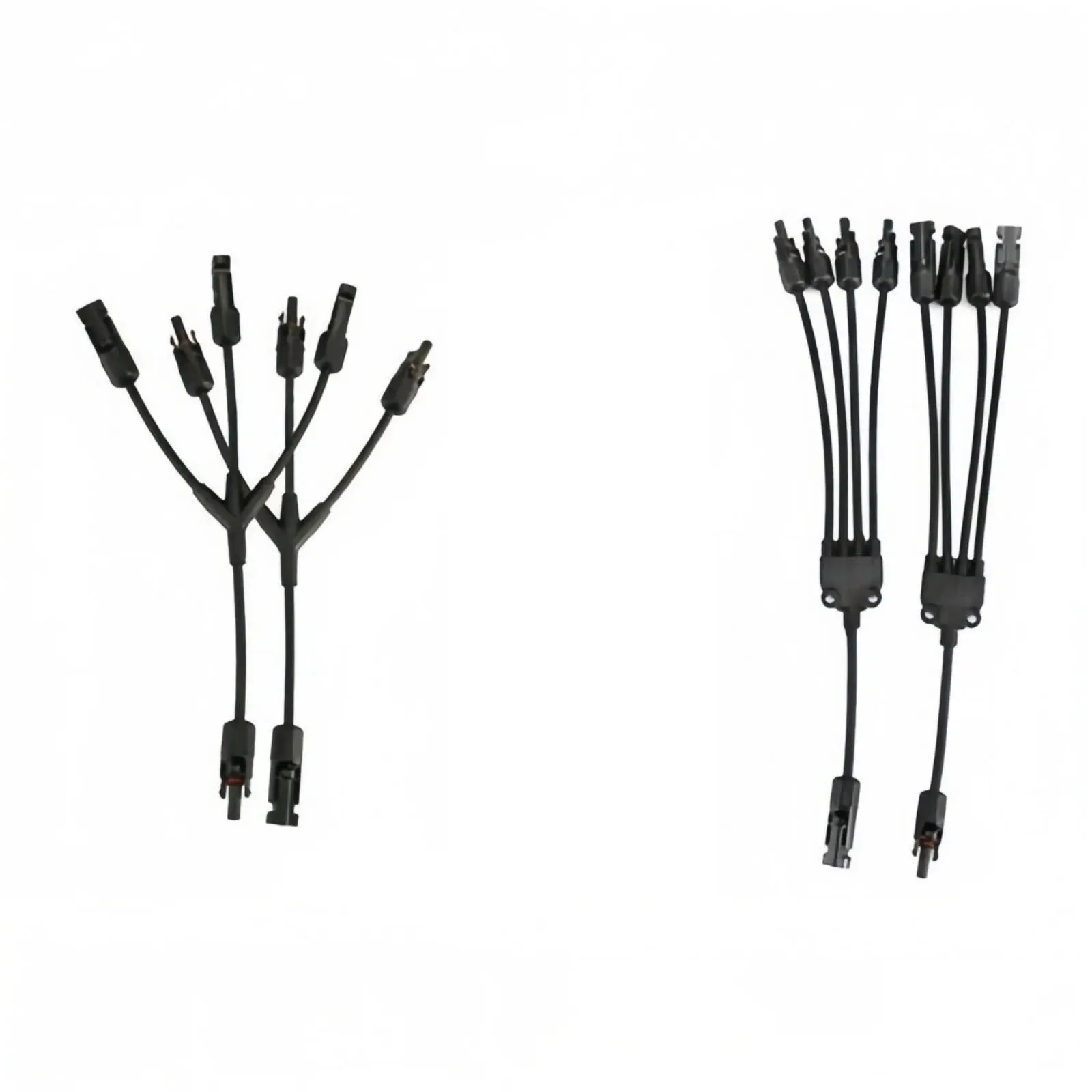 Waterproof Y-Type Branch Splitter, Solar Panel Cable Connector Kit, MMFF FFFM Photovoltaic Branch Cable (for Solar Panels)