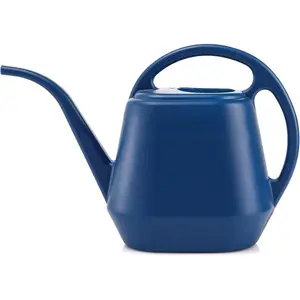 Plastic Watering Can, Blue, 1-Gallon