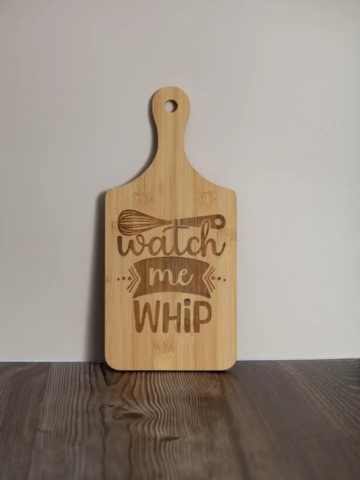 Bamboo Cutting Board – Funny Kitchen Gift | Laser Engraved, Eco Friendly, 5x11 Inch