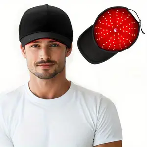 Morfone Red Light Cap for Hair Care with 660nm & 740nm Wavelengths Anti-Hair Loss Therapy Adjustable Size Lightweight for Men Women