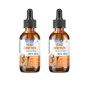 Dog Ear & Skin Relief Drops - Bacon Flavor 60ml - Soothes Itching Supports Healthy Ears Allergy Relief for Dogs Yeast Infection Relief Puppy Cleaner FallFreshness