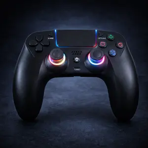PS5 Compatible Wireless Gamepad- Dual Vibration, Six-Axis Motion Sensor, Macro/Turbo Function, Audio Jack, Gamepad,Hall 3D Joystick