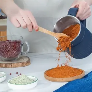 coffee grinder，Spice Grinder Electric, Electric Coffee Grinders with StainlessSteel Blades and Brush, Dry and Wet Grain Mill for Rice,Bean, Seasoning