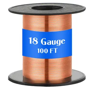 100ft 18 Gauge Copper Wire for Gardening, Electroculture, Bonsai,  Making Beading DIY Craft Pure Bare Copper Wire Spool