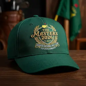 2020 Masters Augusta National Golf Hat – Green Cotton Adjustable Cap for Men, Classic Tournament Style, Comfortable Everyday Golf Headwear