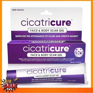 Cicatricure Advanced Scar Gel for Face & Body - Proven Results in 2 Weeks, Scar Treatment for Surgical Scars, Stretch Marks, Scars of Burns and Injuries, Acne Scar Treatment, 1 oz (28 g)