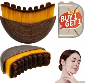 Buy 1 Get 1 Free Face Sculpting Brush (2PCS Set) – Lymphatic Drainage Tool for Jawline Lift & Depuff | Ergonomic Facial Massage Brush | Mother’s Day Self Care Gift