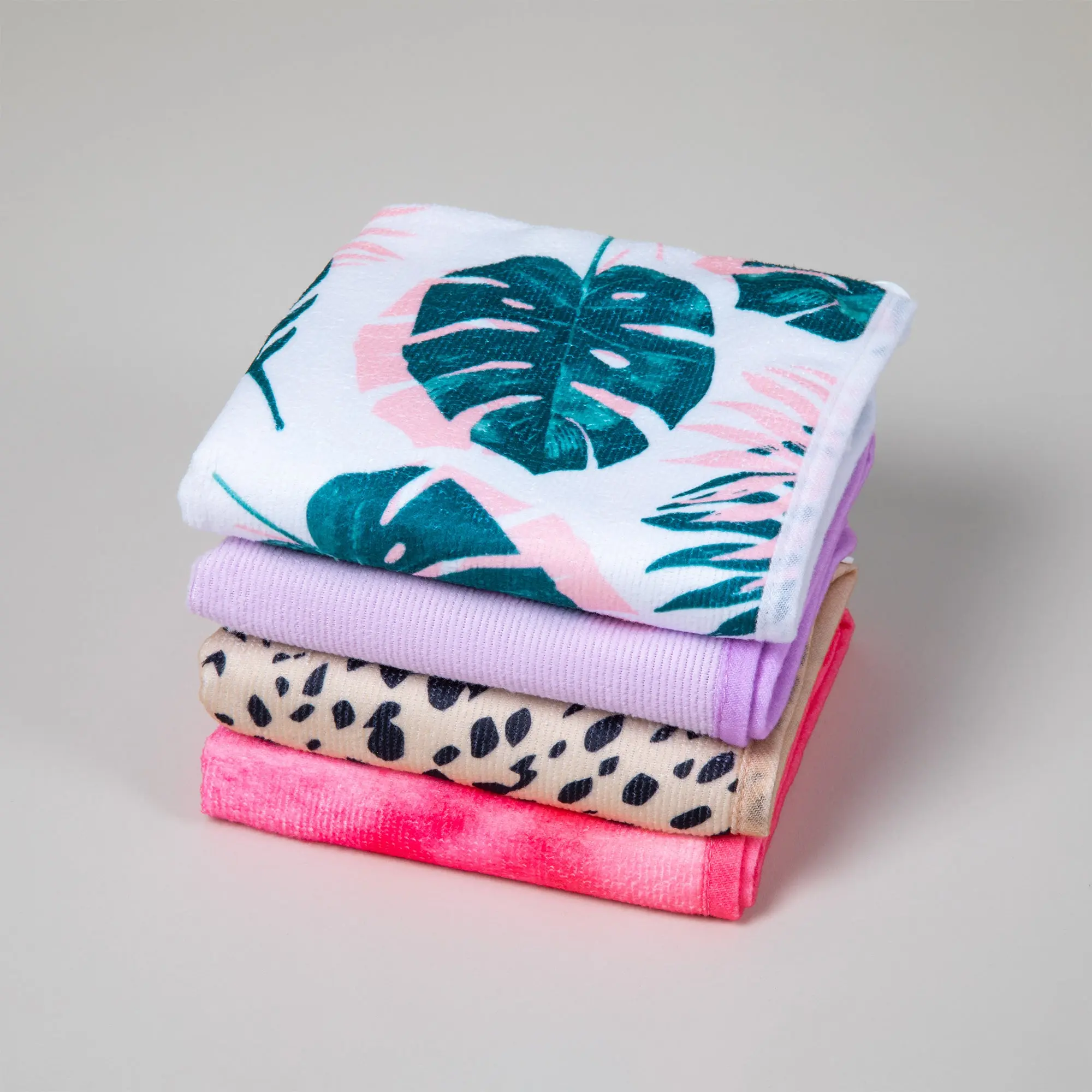 Hair Turban Towel for Bathroom, 1-Piece Drying Aid, Bold Prints, Frizz-Free Towel Accessory
