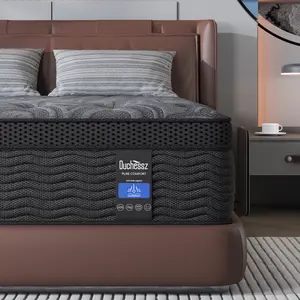 9" Twin Full Queen King Size Mattress in a Box Hybrid Spring Memory Foam,Medium Firm Motion Isolation