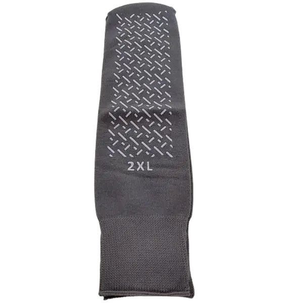 6 Pairs ASP Non-Skid Double Tread Patient Slipper Socks ADULT 2XL Grey 6 PACK Double Sided Safety Hospital Stays Recovery