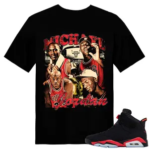 Unisex T-shirt To Match Sneakers Jordan 6 Reverse Infrared - MJ Tribute. 100% Cotton for Casual Wear. Comfortable Summer Unisex T-Shirt to match Jordan Sneaker. Streetwear Style. urban outfitters