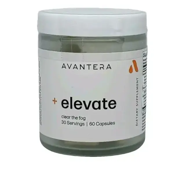 Avantera Elevate Healthcare Cognitive Support Capsules - Focus, Memory, Mental Clarity Brain Supplement for Children, 60 Capsules