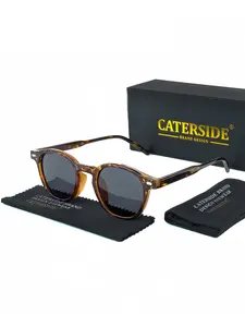 Unisex Vintage Polarized Tortoiseshell Sunglasses, High Quality Sunglasses, Modern Trendy Sunglasses for Everyday Use, Fashion Accessories for Outdoor Activities