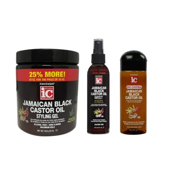 Fantasia IC Hair Growth System, 3-Piece Set for Stronger Hair, Conditioning Anti-Frizz Treatment with Tea Tree for a Moisture Boost