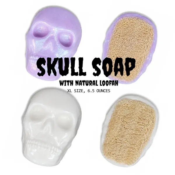 Natural Loofah Soap, Handmade Exfoliating Cleanse Bar