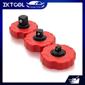 ZKTOOL 3-Piece Mini Thumbwheel Ratchet Set, 1/4" 3/8" 1/2" Drive Reversible Palm Ratchet Wrench Set, Close-Quarters Finger Socket Driver for Confined Tight Spaces, 72-Tooth Cr-V Steel