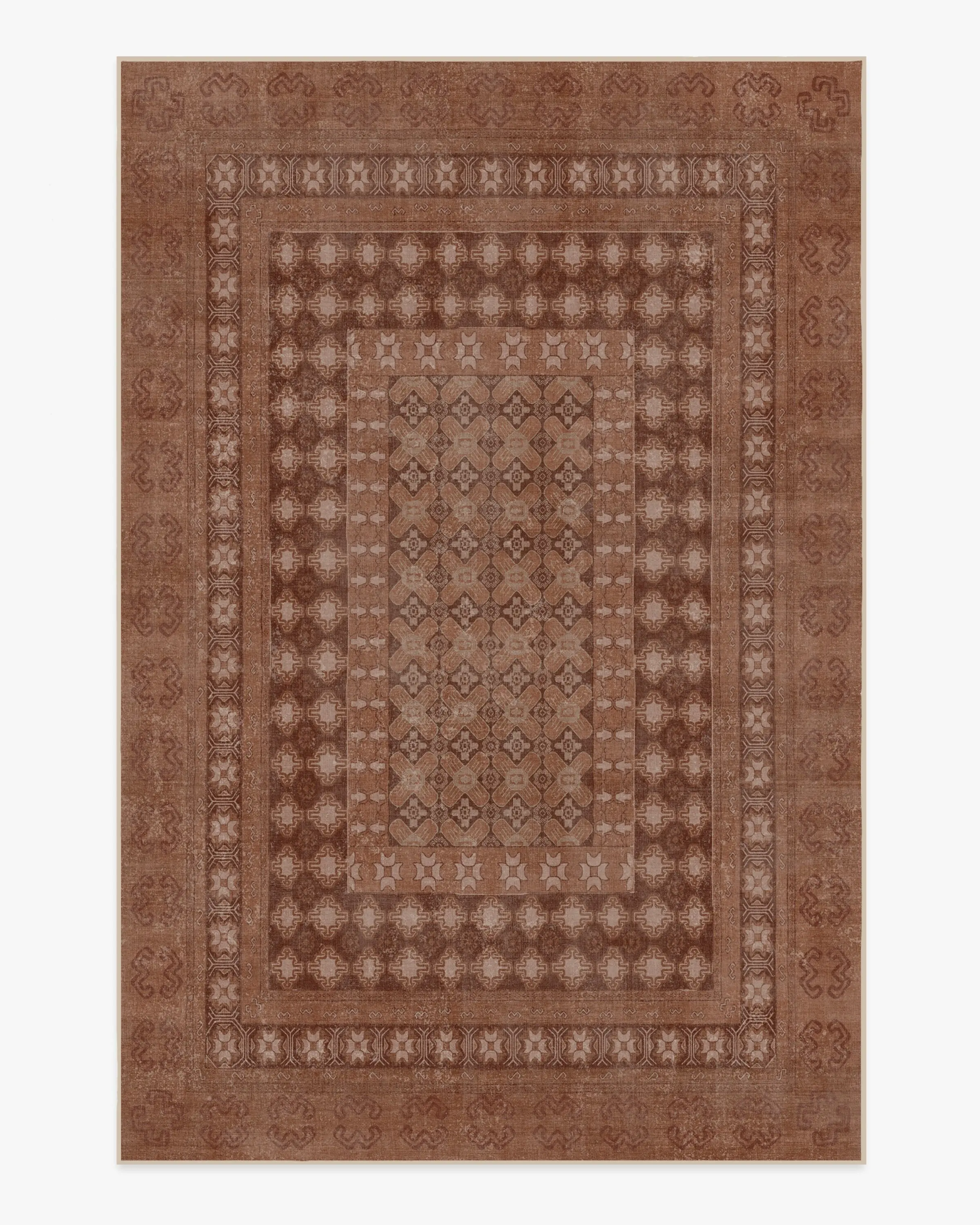 Cyrus Terracotta Flatwoven Rug