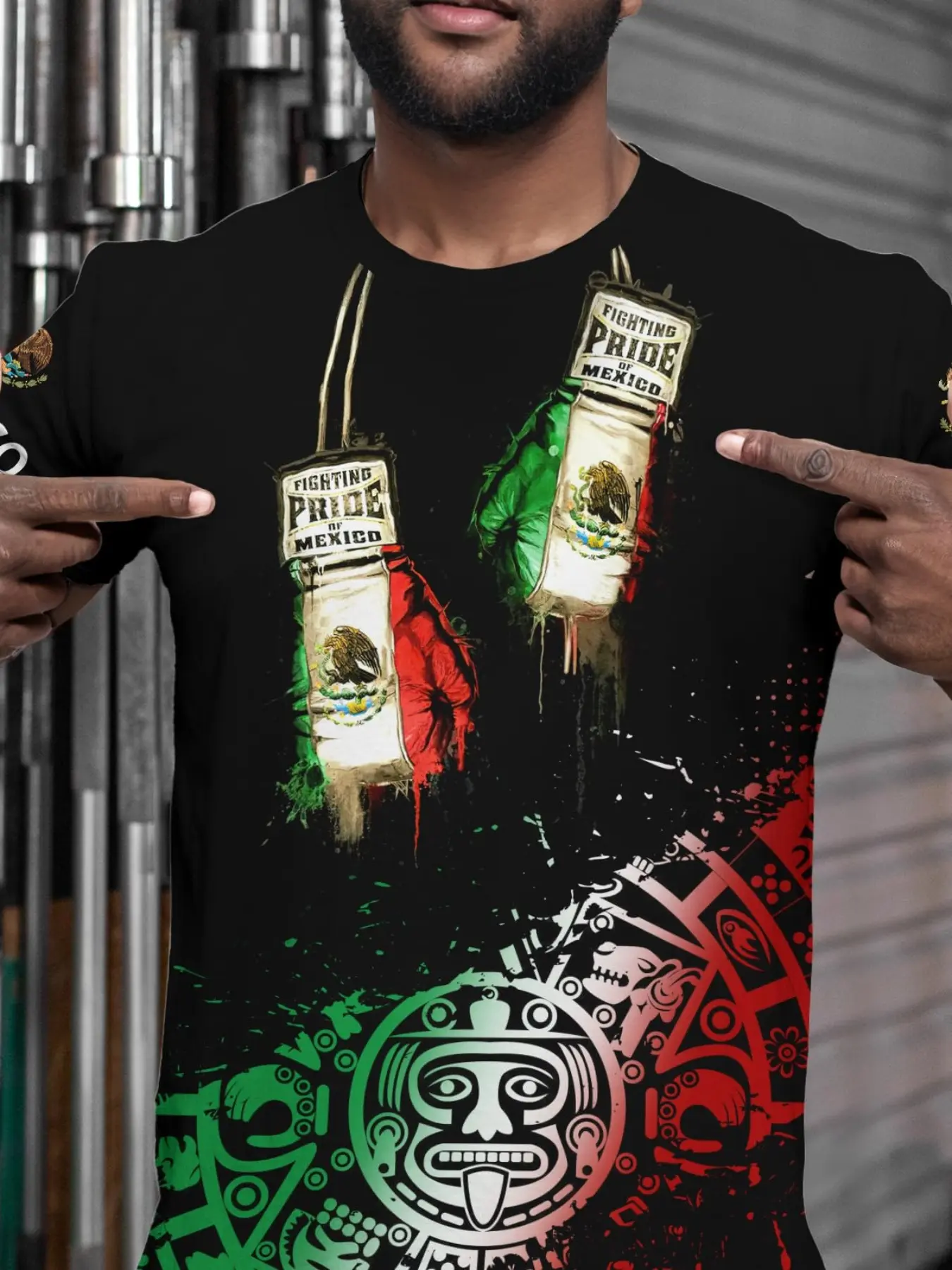 Men's Mexico Cup Football Jersey, Soccer Shirt, Comfortable Round Neck Sports Shirt, Casual Breathable Tee for Outdoor Training, All Seasons Wear, Sports Clothing, Sports Top, Gym Workout Tops