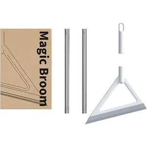 Silicone Magic Broom Squeegee - Multi-Use Home Care Broom for Floor Cleaning, Glass Surface Drying in Living Room, Kitchen, Home Cleaning Tools, Magic Broom Sweeper