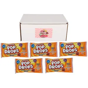 Tootsie Pops Drops Variety of Flavors (Chocolate, Cherry, Blue Raspberry, Orange, Grape) (Pack of 5)