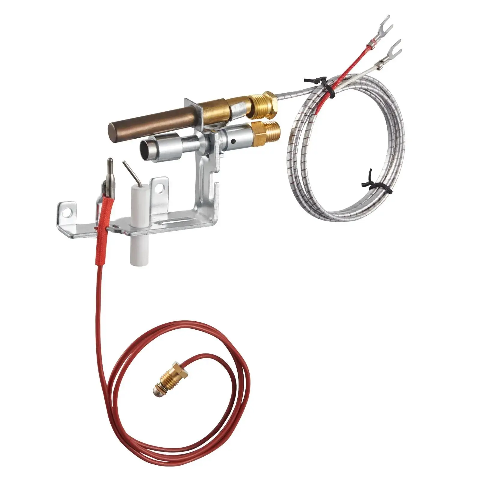 VEVOR Sturdy Gas Pilot Assembly, OE 103779-01, PP231, NG8218 Natural Gas Fireplace Ignition Replacement, Compatible with CIVF-25, CIVF-25CF, VFH-33M, VFH-33R, VFH-33T, VFHS-20R, VFSR-16, VFSR-18 Models