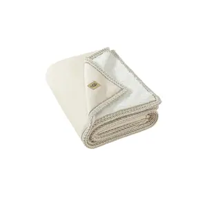 UGG Home Kirkwood UGGbraid Throw Blanket in Birch