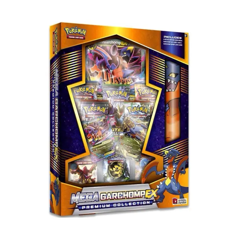 Pokémon TCG - Mega Garchomp-EX Premium Collection - Includes Foil Promo Cards, Playmat & Booster Packs (2016)