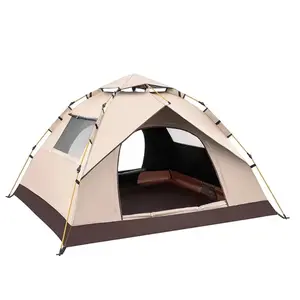 2 Person Pop Up Camping Tent with Screen Porch 78.7 x 78.7 x 57 in 210D Oxford Polyester Instant Setup Dome Tent with Carry Bag