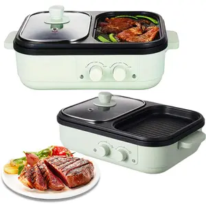 [Local Delivery] Multi-Functional Pot with Grill Zone - Non-Stick Pan, Multi-Level Cooking Solution, Suitable for Home and Outdoor Gatherings