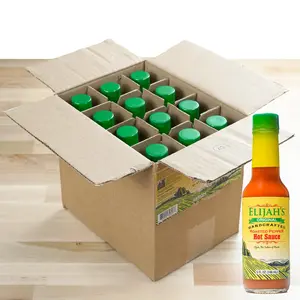 Elijah’s Xtreme Roasted Cayenne & Jalapeño Pepper Sauce - Mild 2,500 SHU, 12 Pack Case, 5 oz Bottles, Gluten Free, Vegan, All Natural