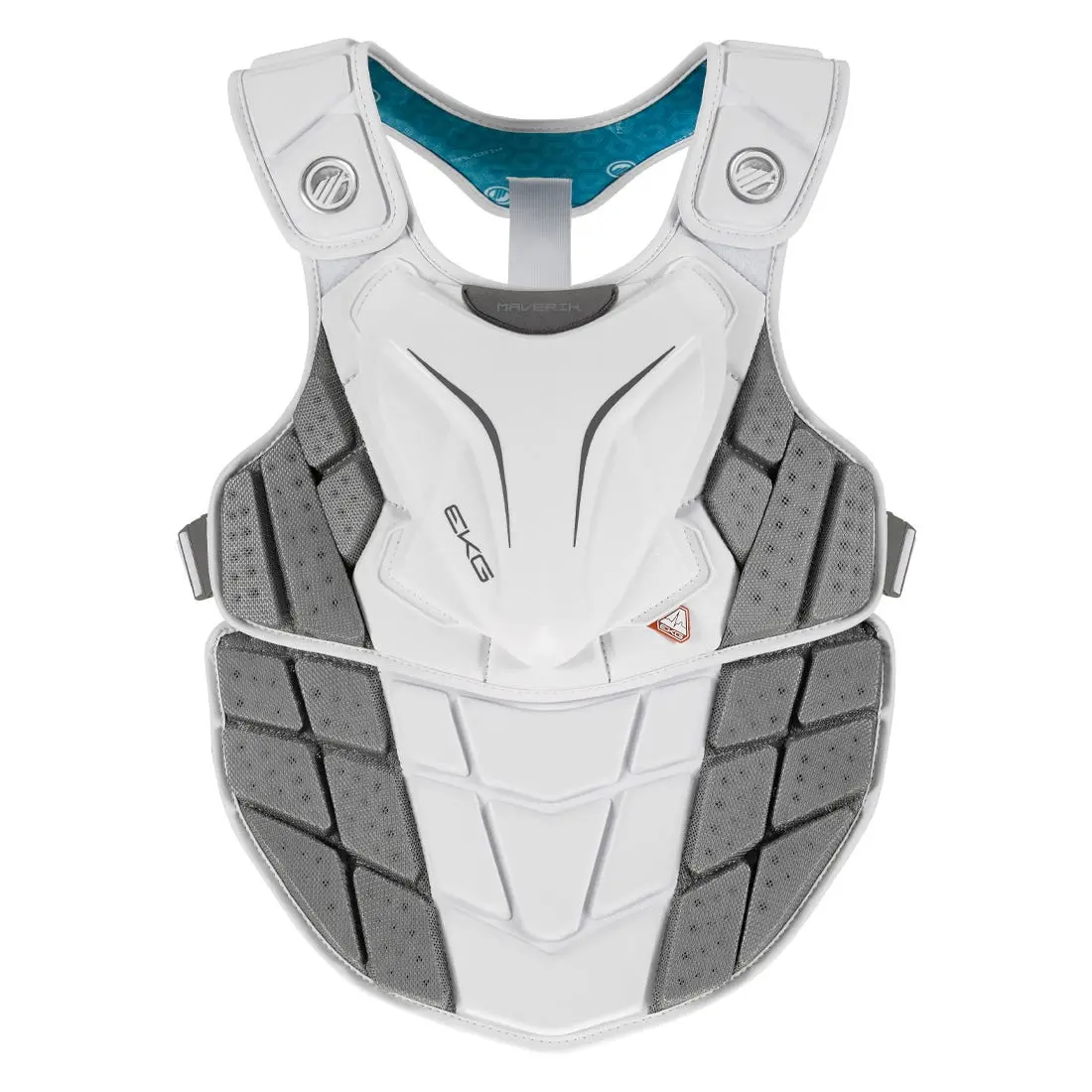 Maverik Shift EKG Lacrosse Goalie Chest Pad, Quickdry, Back Panel Adjustability, Keeps You Cool and Dry, Meets ND200 Standard, Adjustable
