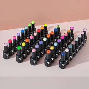 V Beauty Pure Gel Polish Quarter Line - Bright Tones 10ml Soak-Off High-Pigment Long-Lasting UV LED Compatible Salon-Quality Manicure Flawless Cutics Cosmetic