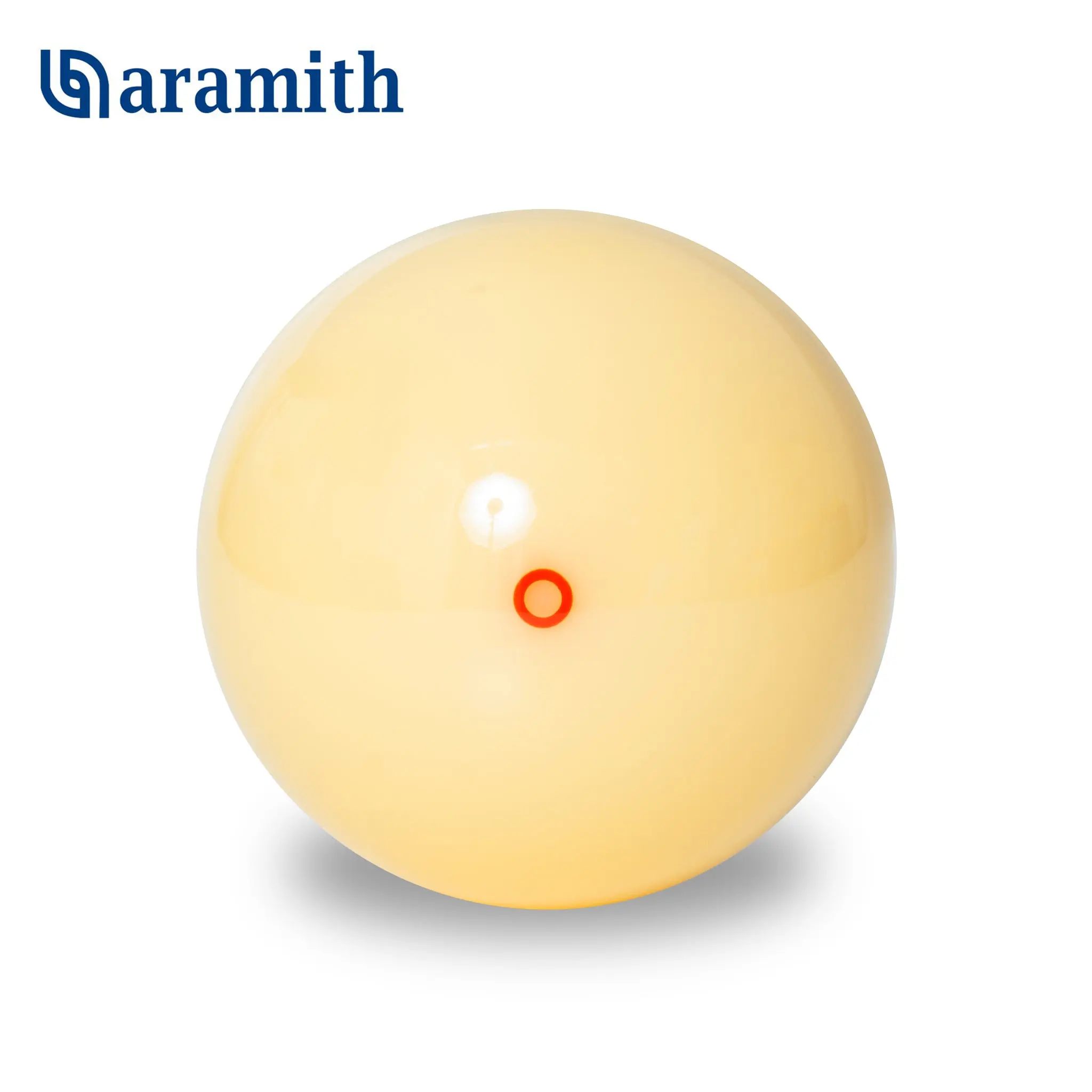 Super Aramith Pool Cue Ball 2 1/4" with Red Circle