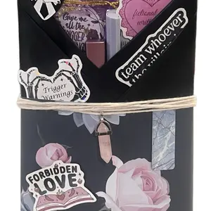 Forbidden Spicy Dark Romance Blind Date-Stepbrother, Professor, Dad's Best Friend, Ex's Dad- Book, Stickers, Annotation Tabs, Magnetic Bookmark, Lip Gloss, 2nd Bookmark, Beauty Item, Highlighter, Teas/Hot Chocolate. dark romance lov